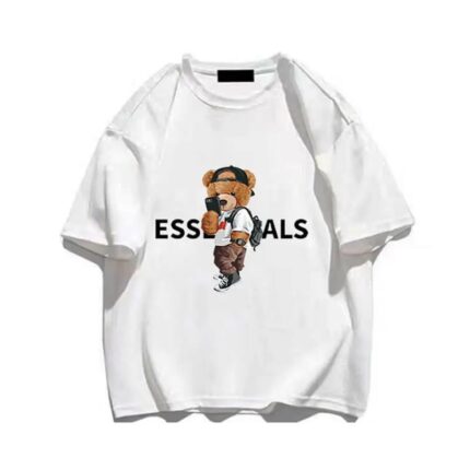 Essentials Luxury Galaxy Brand White T-Shirt